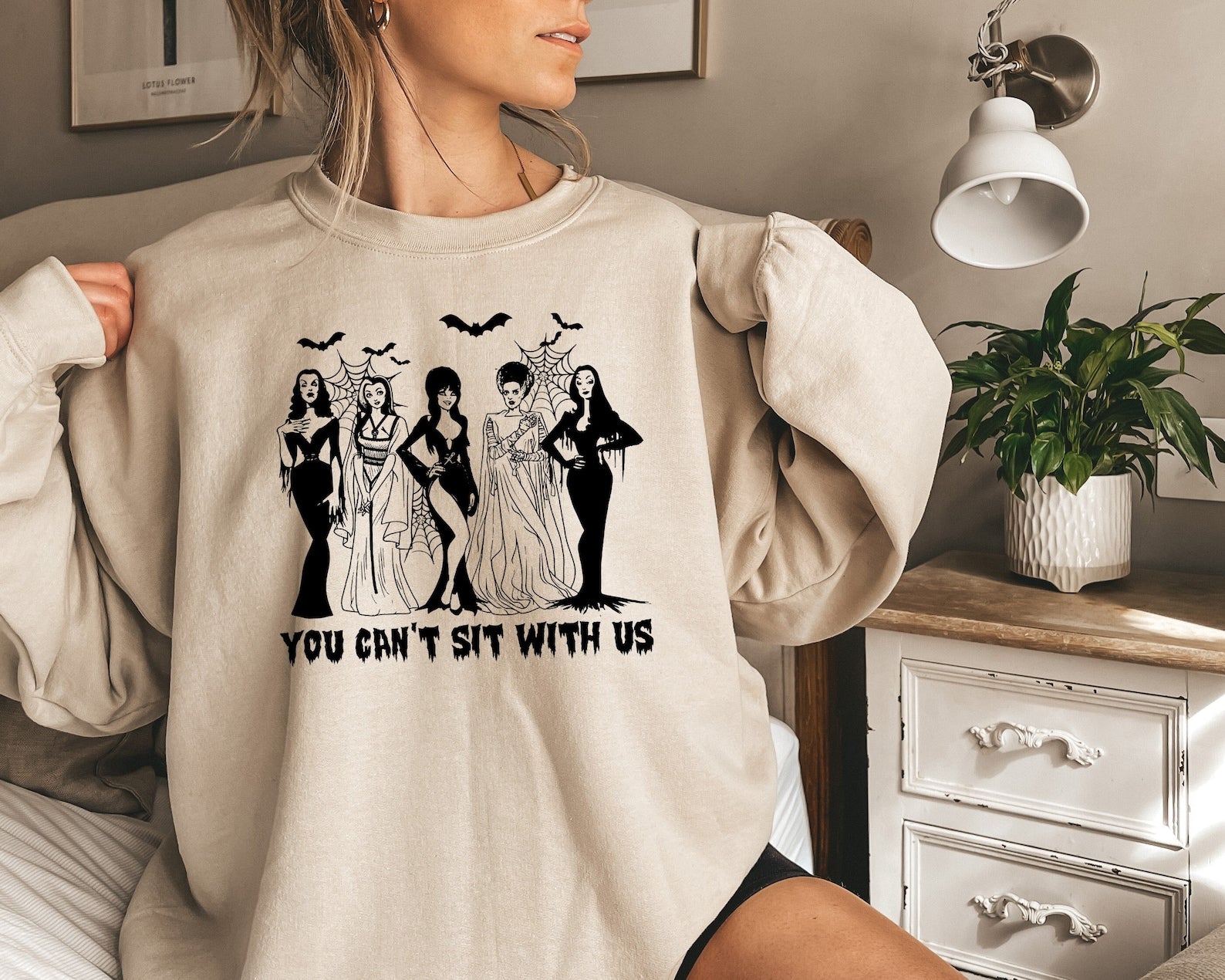 Halloween Witches Sweatshirt, You Can Not Sit With Us Sweatshirt, Funny Halloween Sweatshirt, Halloween Gifts, Witchy Sweatshirt, Halloween Season