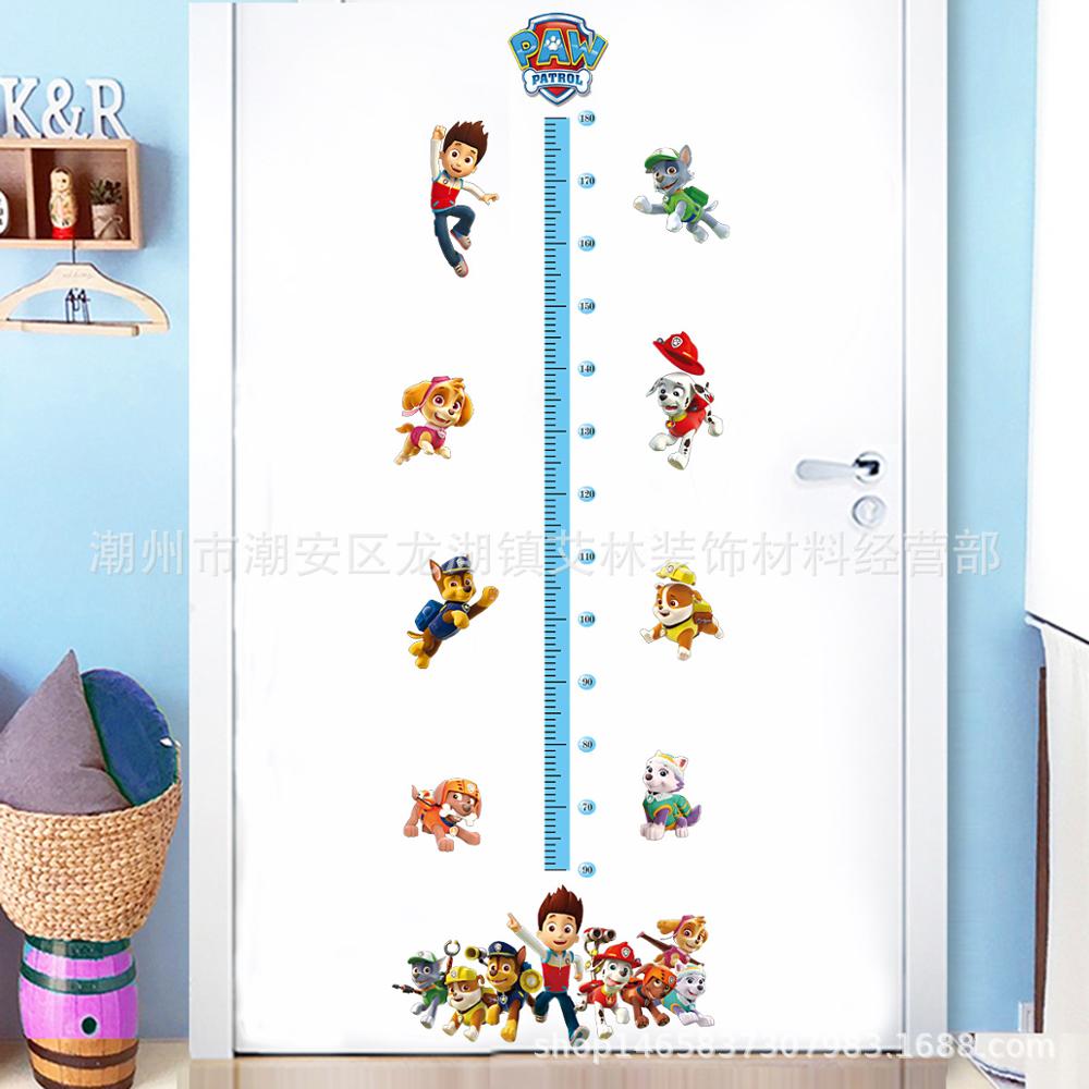 Disney Pawed Full Set Of Puppy Patrolling Dog Wall Stickers 3D Wallpapers Home Decor For Kids Boys Girls Living Room DIY PVC alx