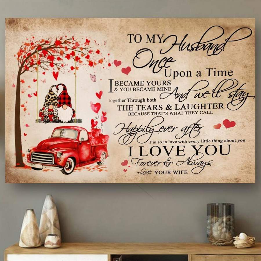 Gifts For Husband I’m In Love With Every Little Thing About You Gnomes Poster