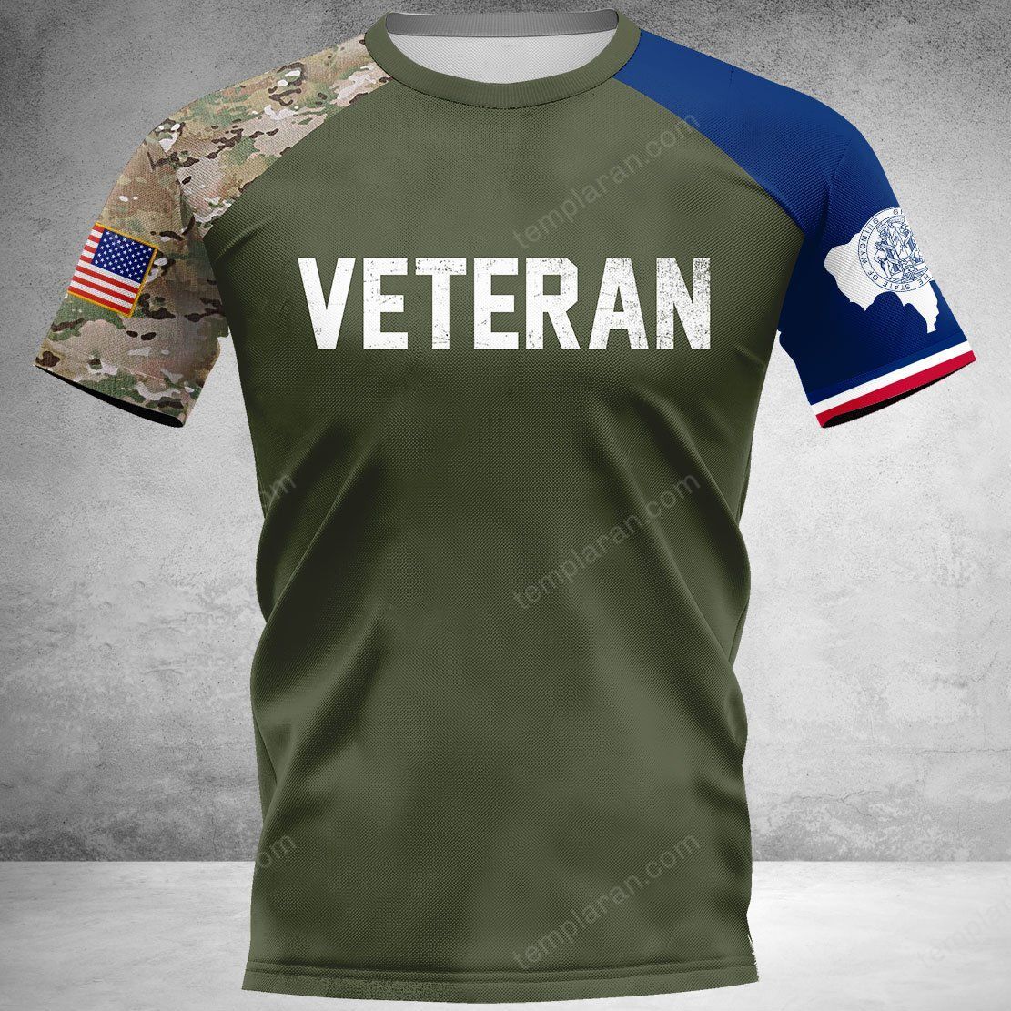 Wyoming Veteran 3D Shirt Full Printing