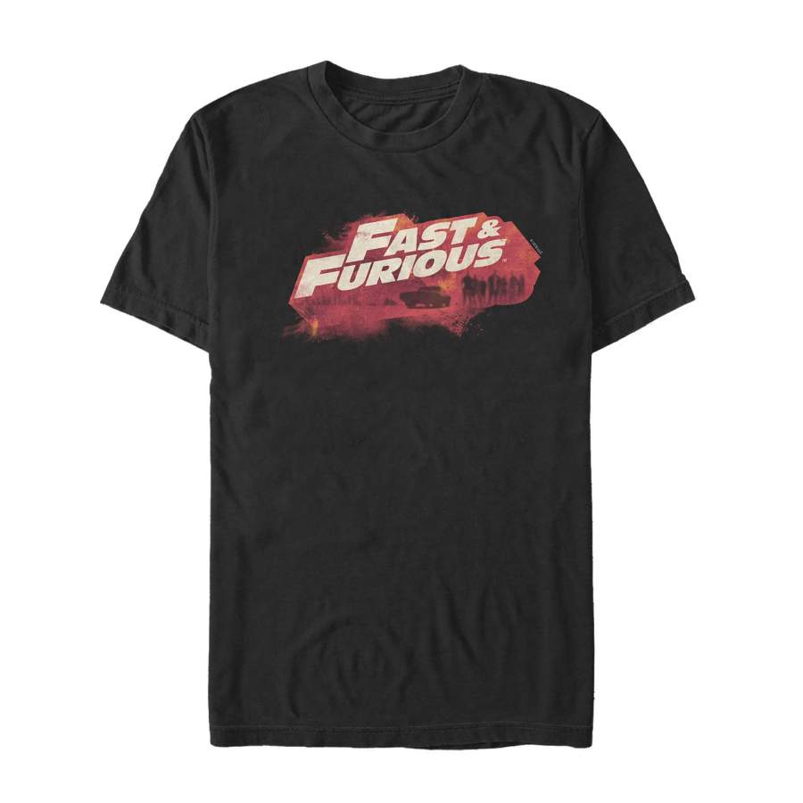Fast & Furious Men’s Wispy Silhouette Print T Shirt – NanoShirt Store