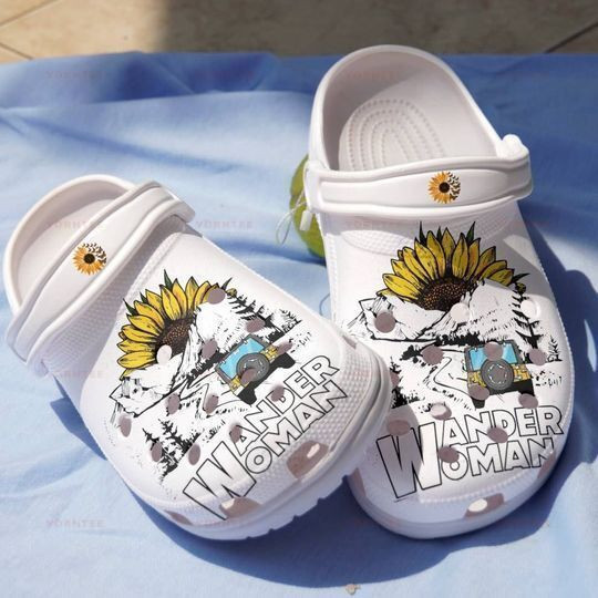 Sunflowers With Wander Camping Gift For Lover Rubber clog Shoes Comfy Footwear