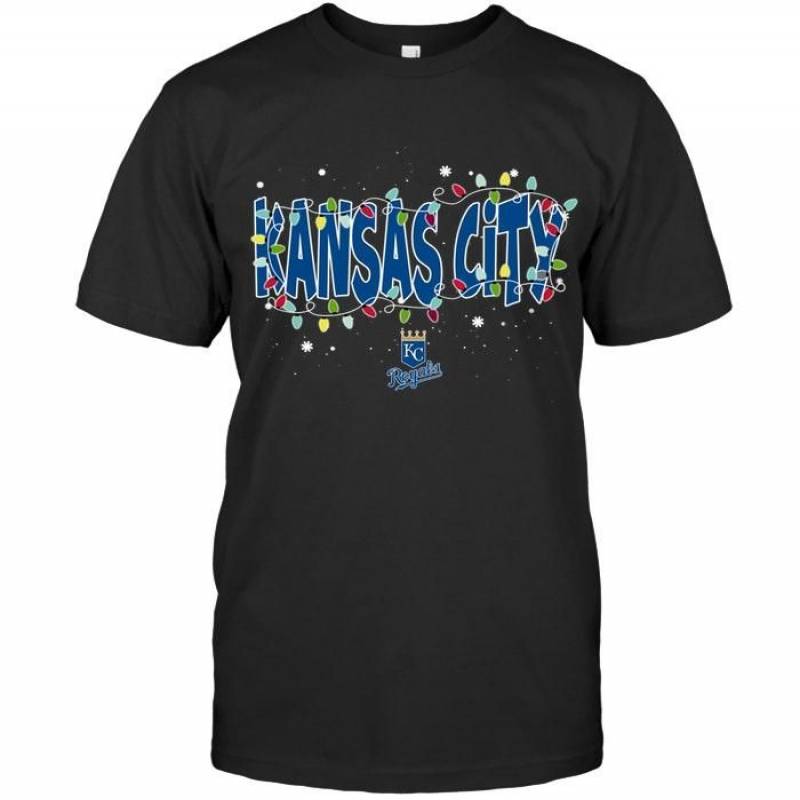 Kansas City Royals Christmas Fairy Lights T Shirt – Gearpenguin.com