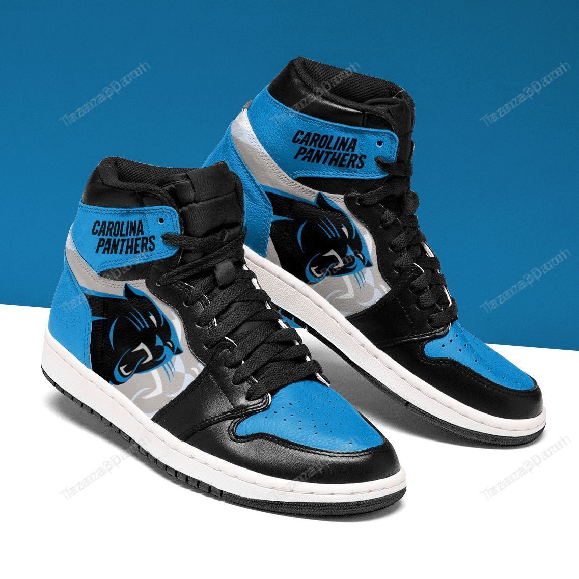 Carolina Panthers Custom Jshoes