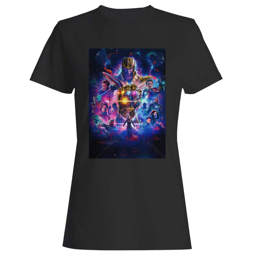 Avenger Endgame Movie Poster Thanos Woman’s T-Shirt