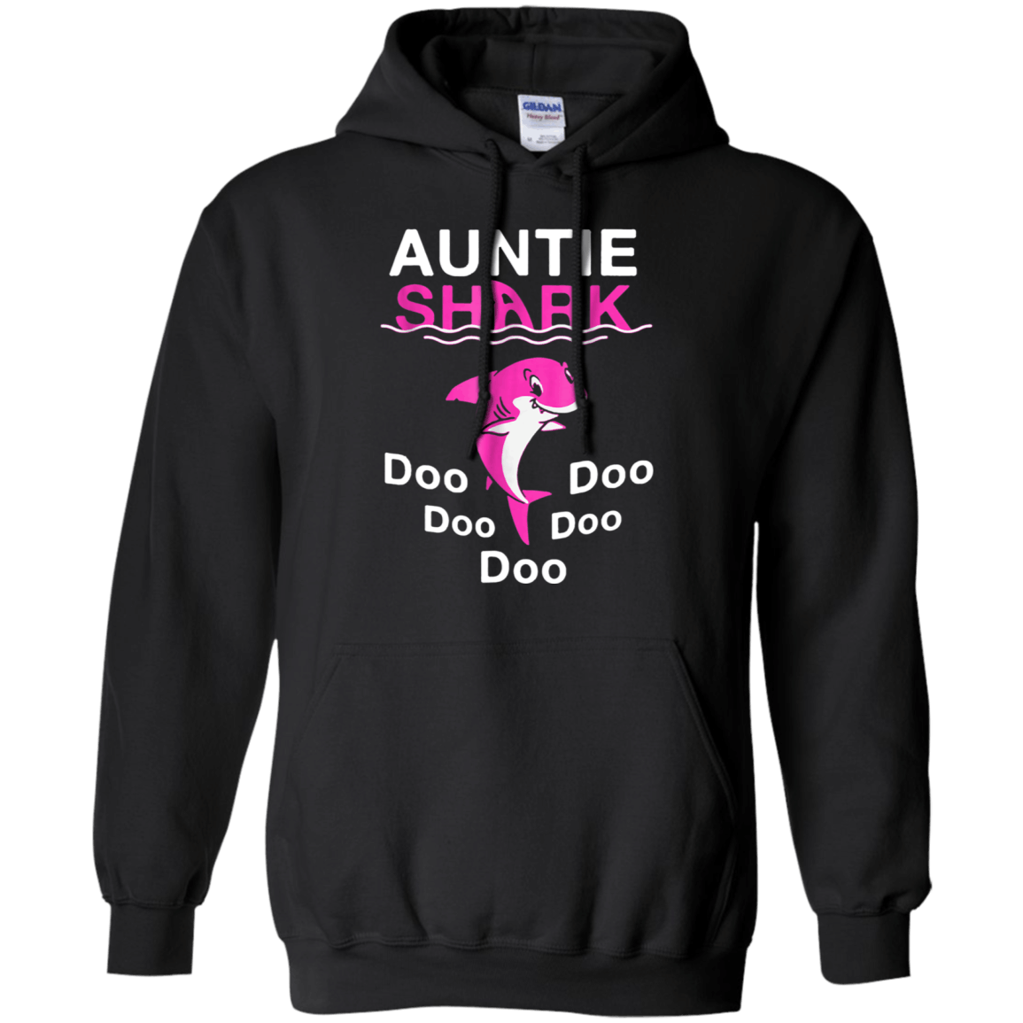 Auntie Shark shirt Doo Doo Doo Hoodie