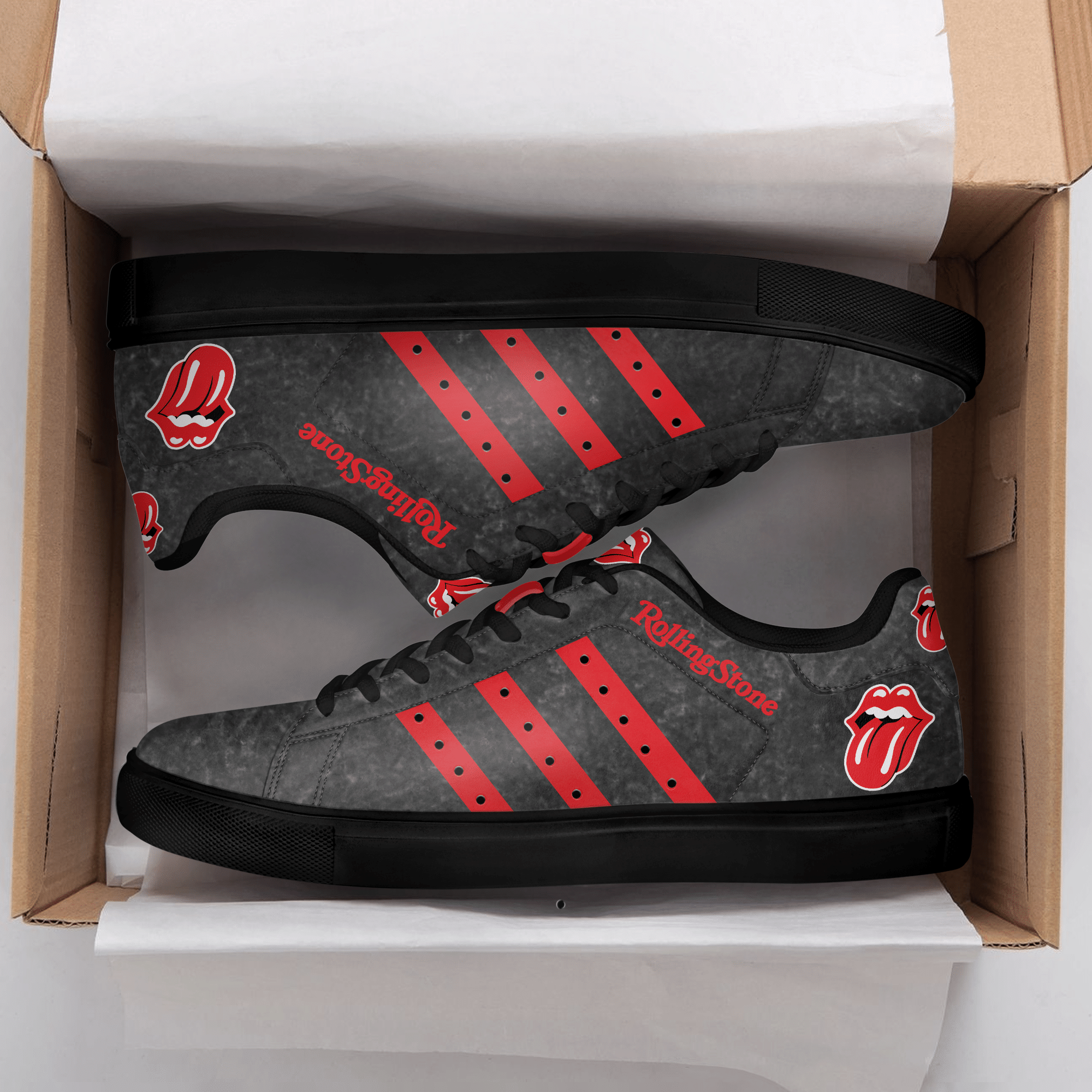 Rolling Stones Low Top Shoes V24