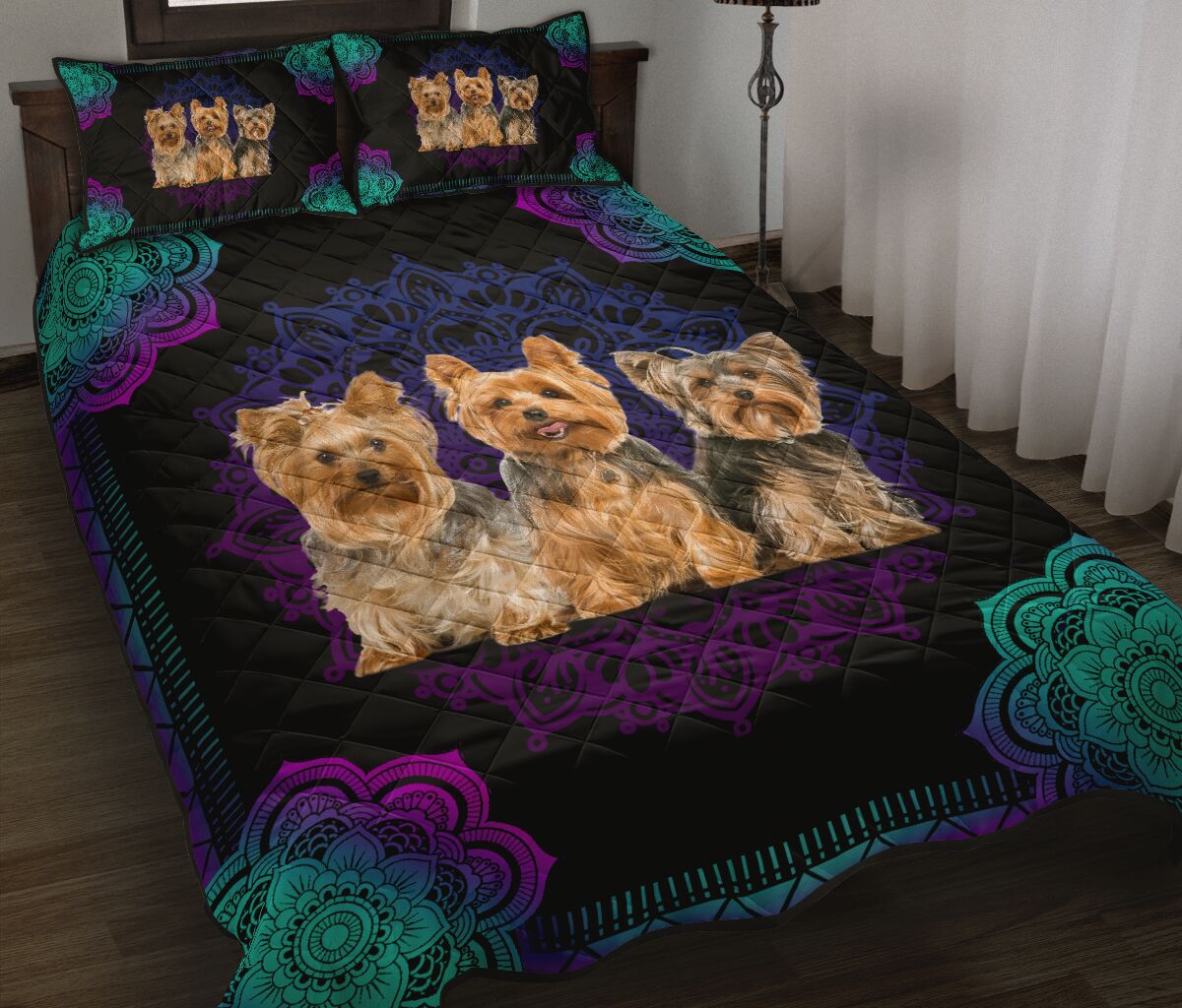 Yorkshire Terrier – Quilt Bed Set Tt012