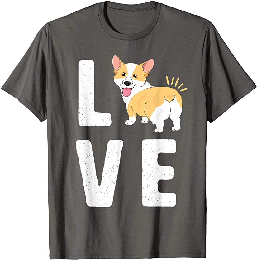 Love Corgis T-Shirt Heart Welsh Puppy Dog Lover Sitter Gift T-Shirt