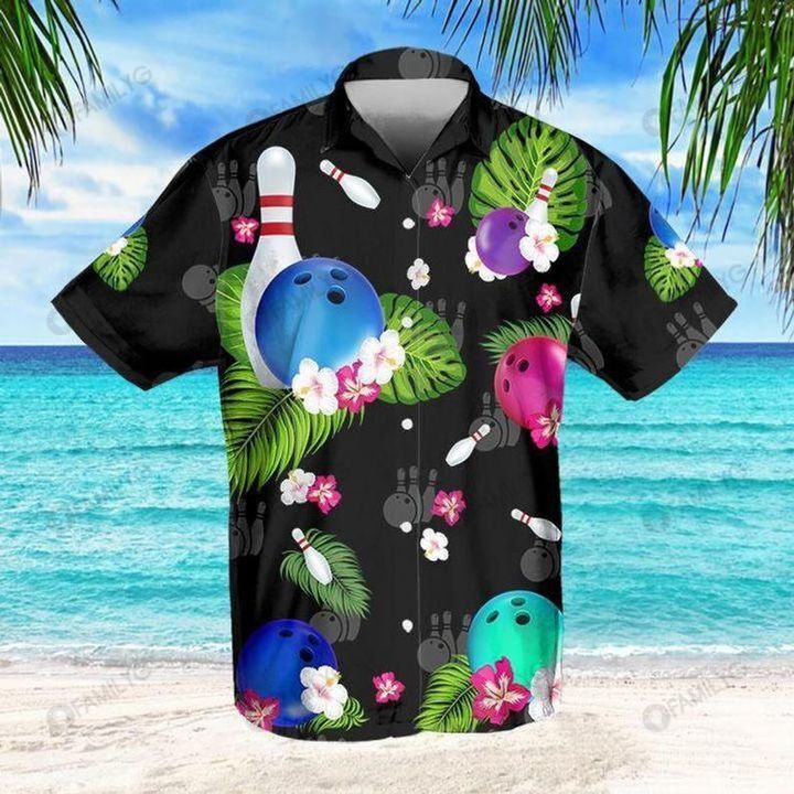 Unique Bowling Shirts – Tropical Bowling Hawaiian Shirt Summer Hawaiian For Men, Women, Couple