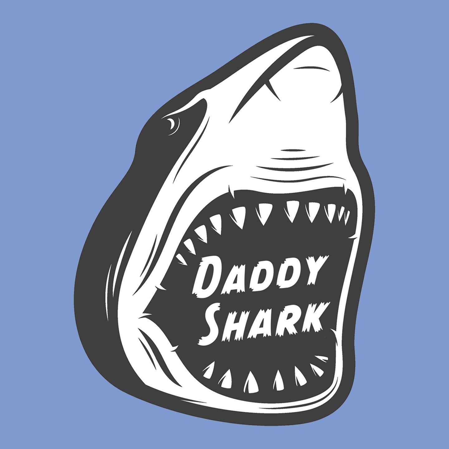 Daddy Shark – Adult Tri-Blend T-Shirt