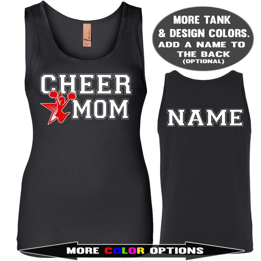 Cheer Mom Tank Tops | Custom Cheer Mom Shirts