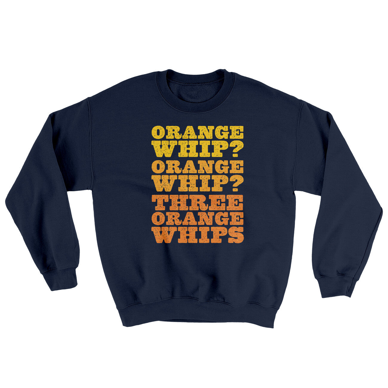 Three Orange Whips Ugly Sweater