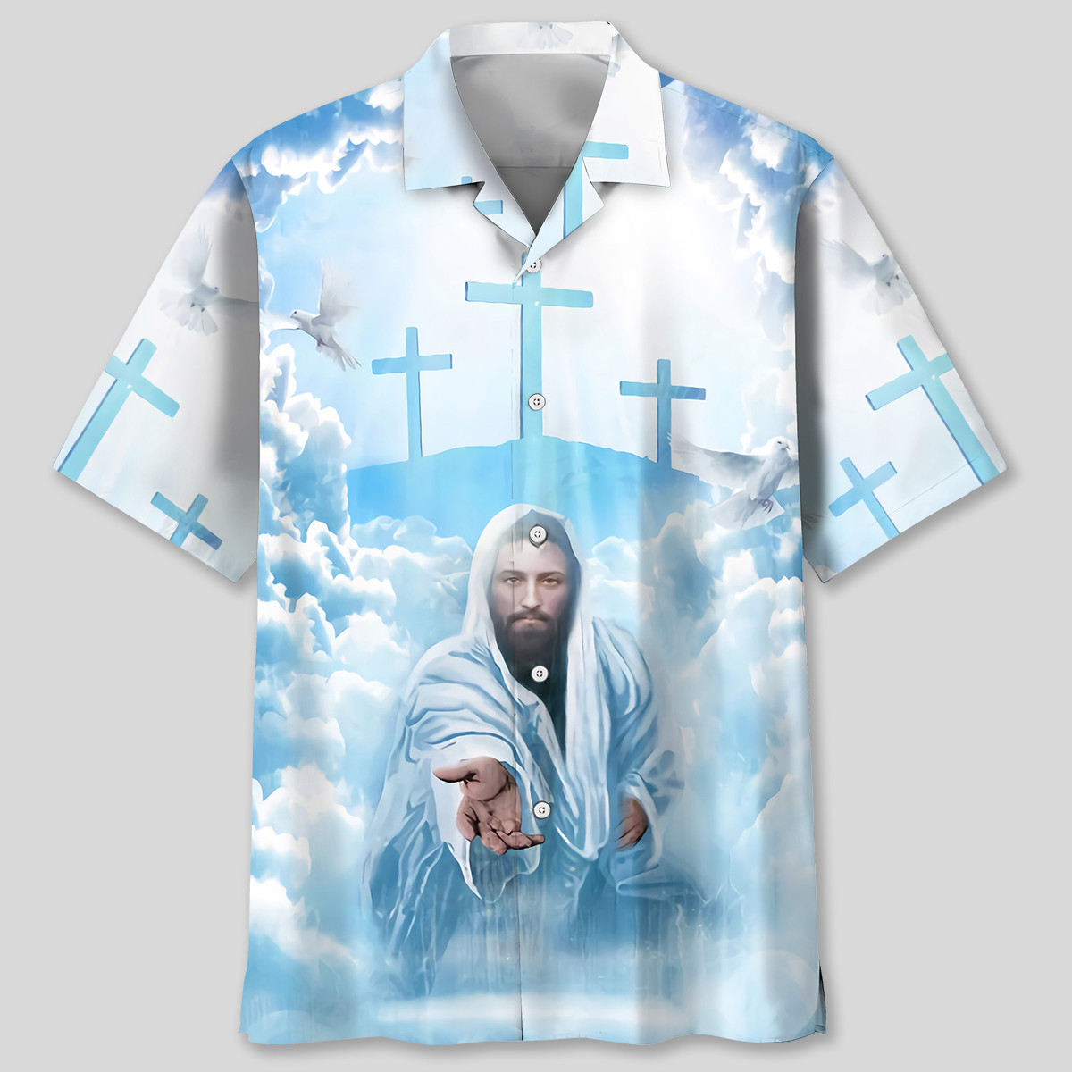 Christian Cross Jesus Hawaii Shirt Ha72164