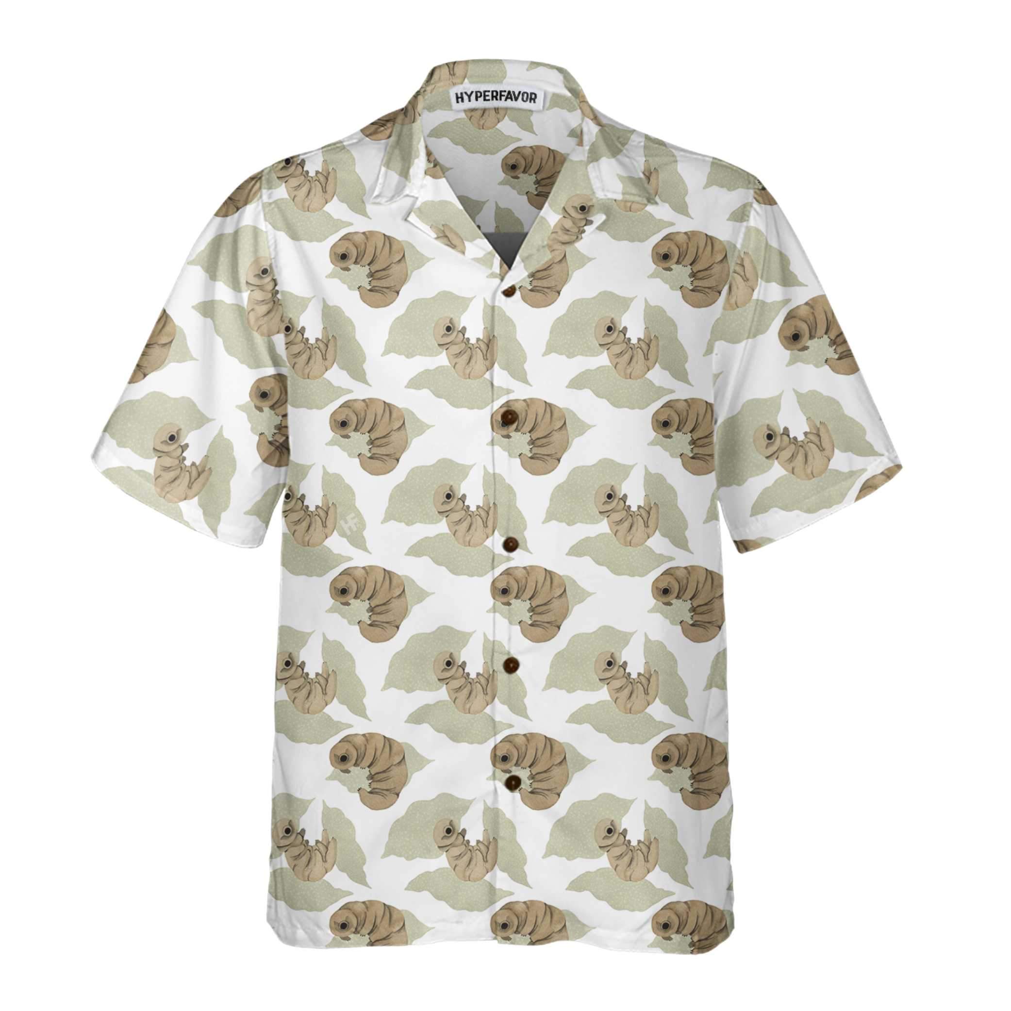 Larval Watercolor Pattern Hawaii Shirt Ha100719