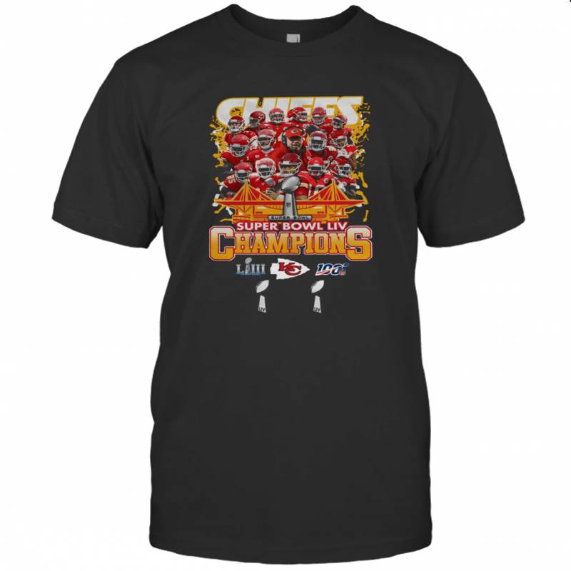 Super Bowl Liv Champions Kansas City Chiefs Players T-shirt