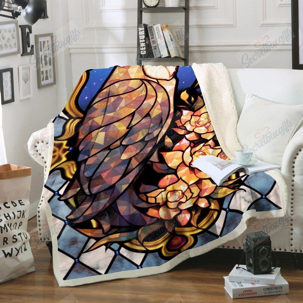 Owl And Flower Gs-Cl-Ld2706 Fleece Blanket