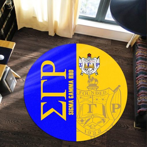 Sigma Gamma Rho Round Rug – Sorority Round Rug