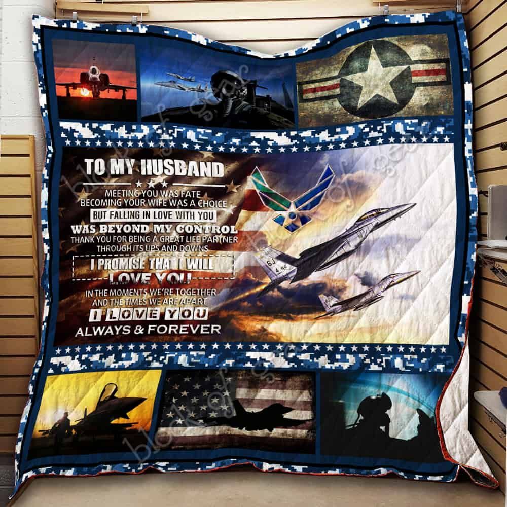 To My Husband, U.S. Air Force Quilt