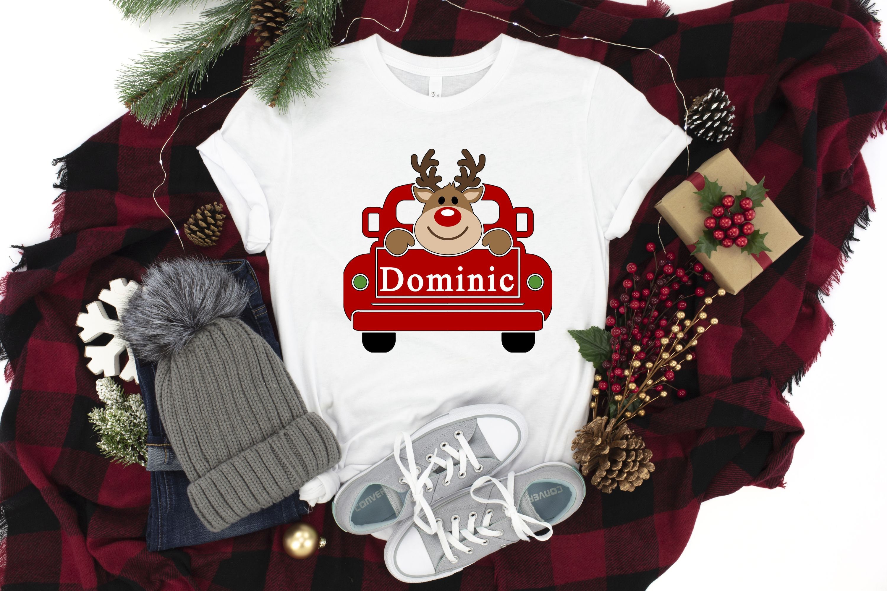 Custom Christmas Shirt, Personalized Christmas Shirt, Reindeer Shirt, Christmas Shirt, Merry Christmas Shirt, Christmas Gift