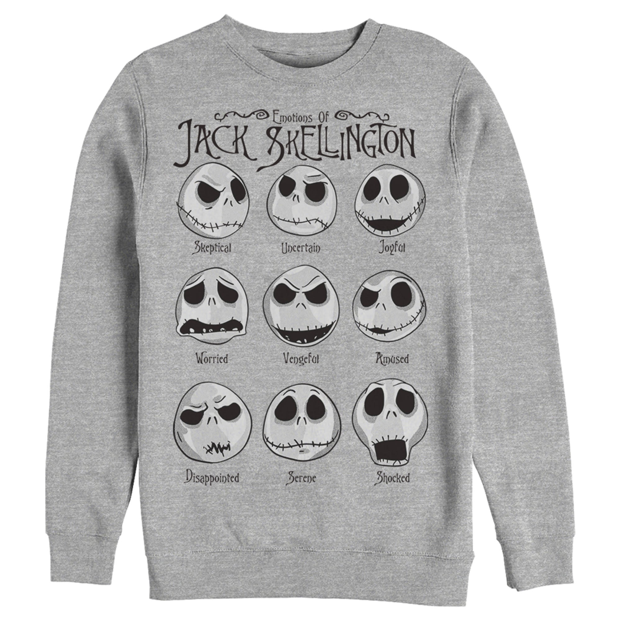 Men’S The Nightmare Before Christmas Emotional Jack Sweatshirt