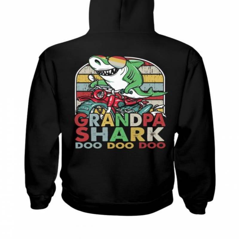 Biker Grandpa Shark Doo Doo Doo shirt, hoodie, tank top