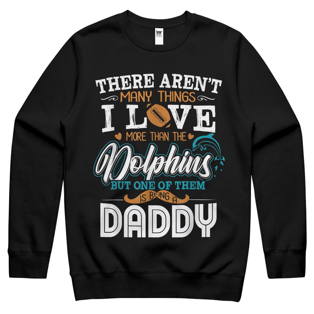 Retro Miami Dolphin Vintage Shirts Father’S Day Gift T-Shirt Crewneck Sweatshirt