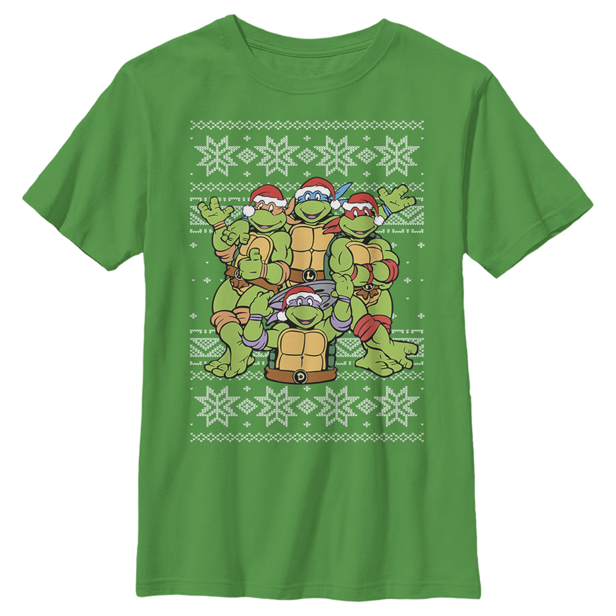 Teenage Mutant Ninja Turtles Boy’S Ugly Christmas Sweater  T-Shirt