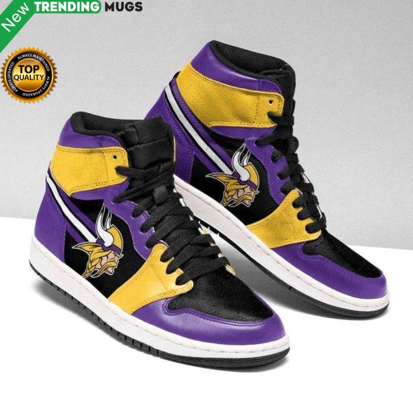 Minnesota Vikings 4 Unisex Air Jordan Custom Sneakers