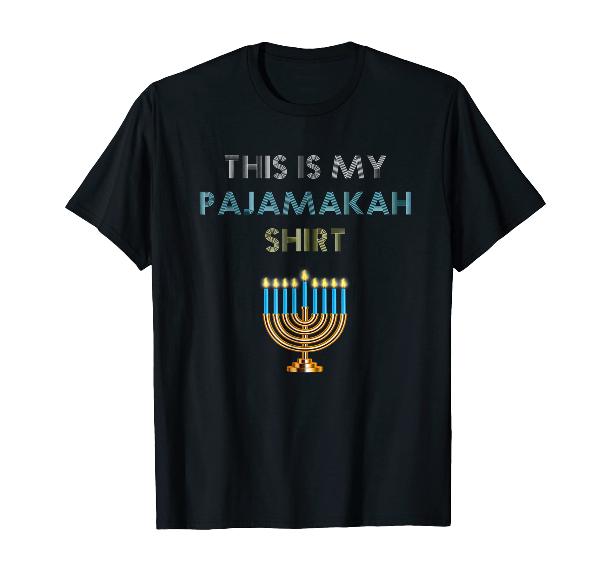 Funny Hanukkah Pajama Shirt – This Is My Pajamakah Gift Tee