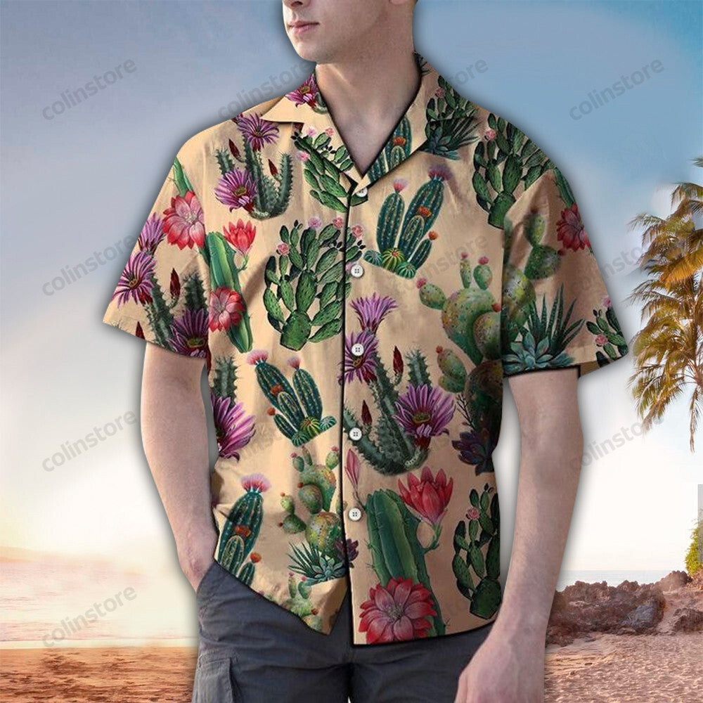 Cactus Aloha Hawaii Shirt For Ha53033