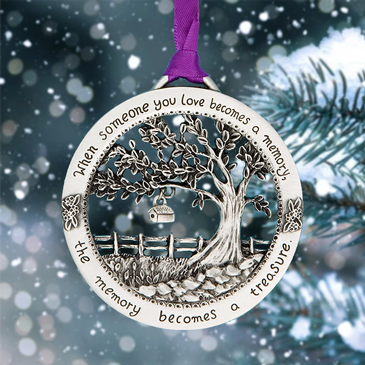 Merry Christmas Memorial Ornament – When Someone You Love Becomes A Memory