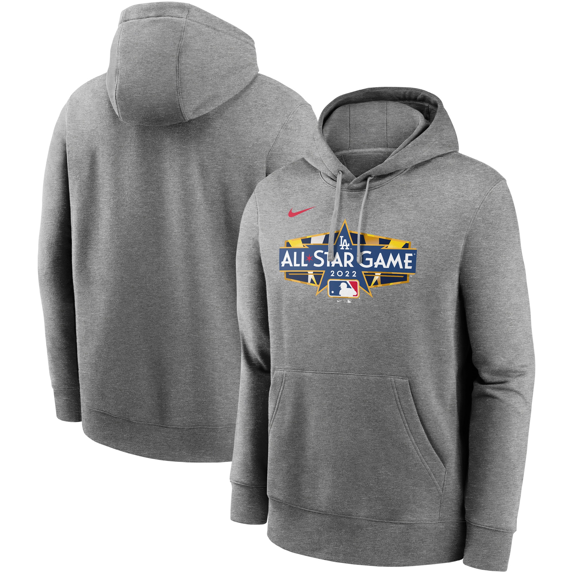 2022 MLB All-star Game La Fleece Pullover Hoodie – Gray