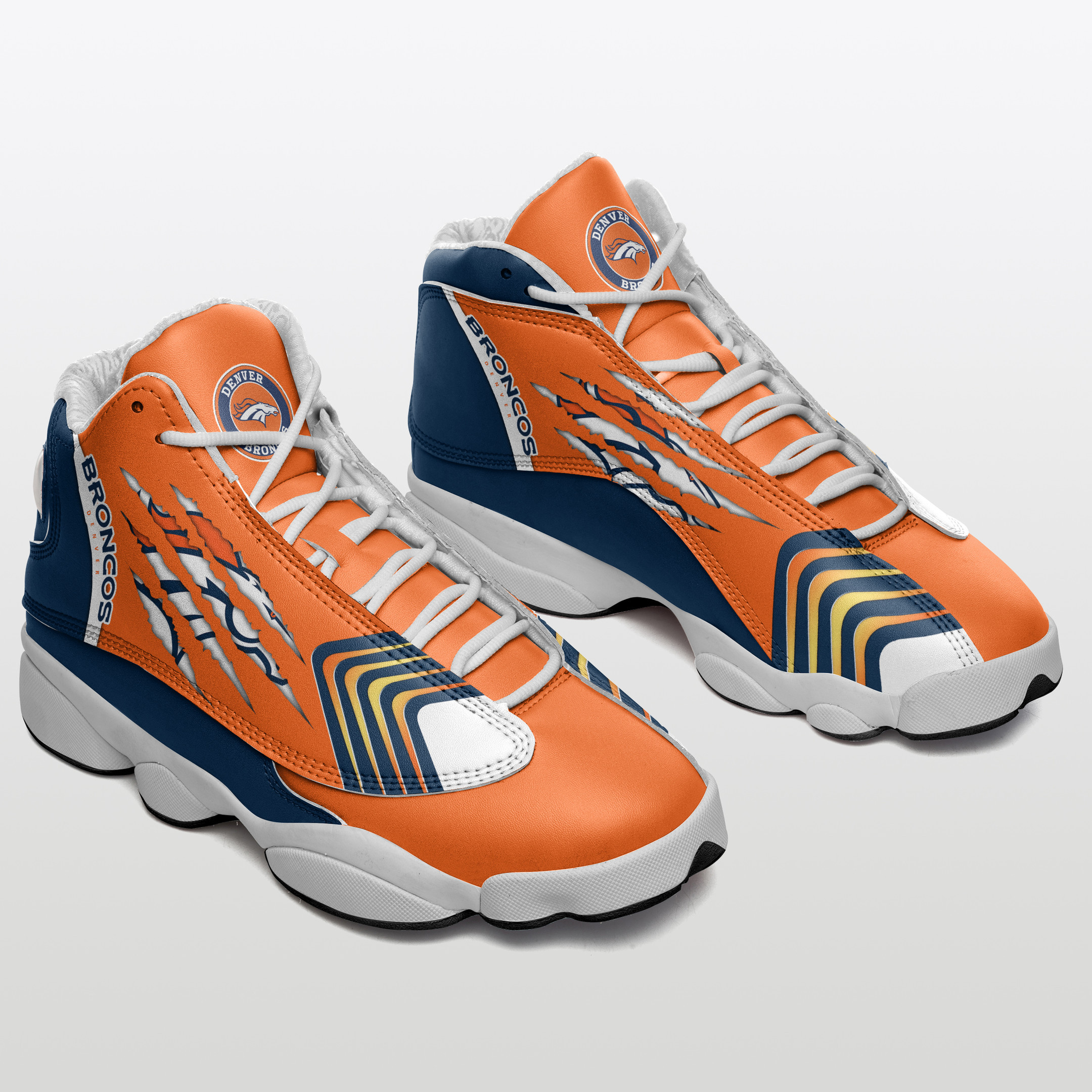 Denver Broncos Ajd13 Sneakers Bg108