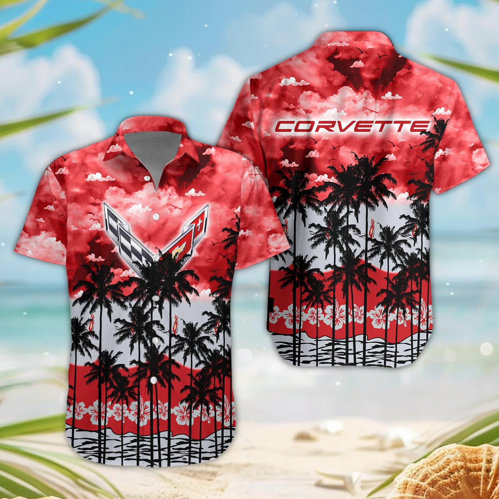 Chevrolet Corvette Hawaii Shirt