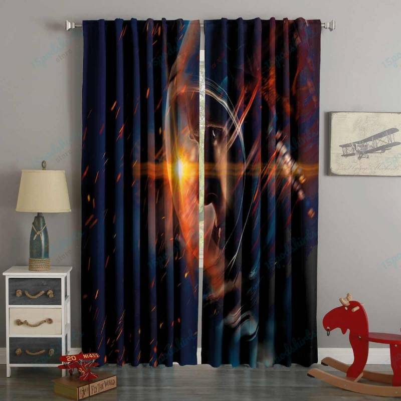 3D Printed First Man Style Custom Living Room Curtains