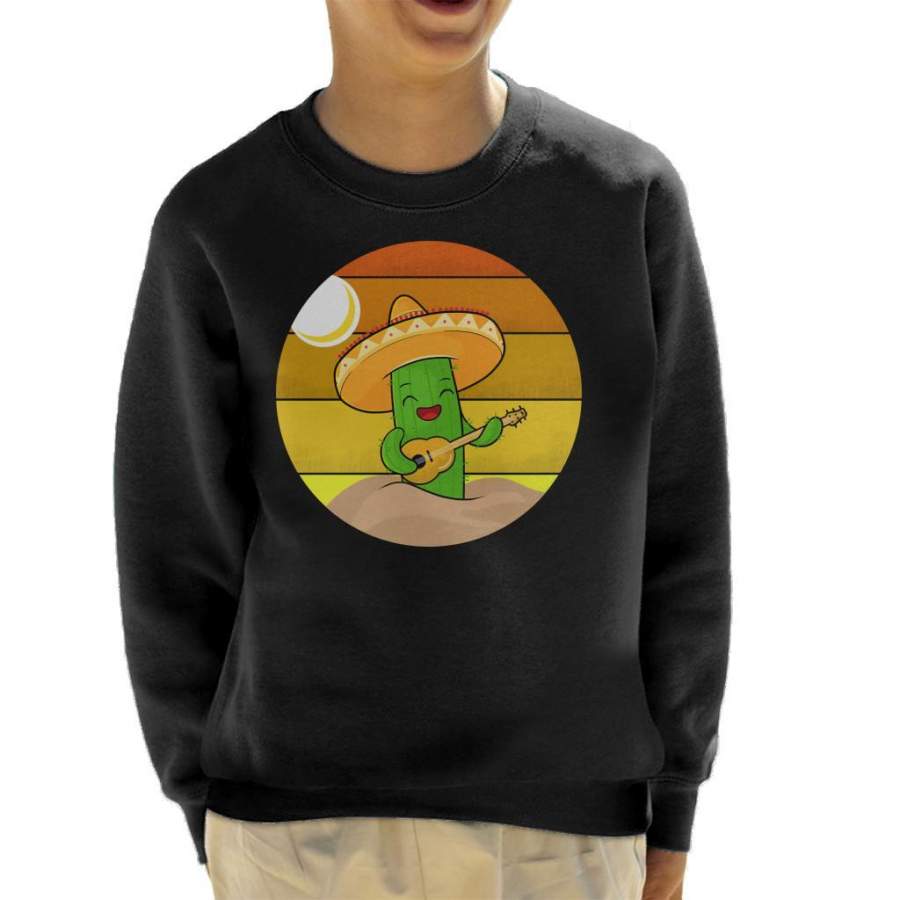 Ariba Singing Mexican Cactus Kid’s Sweatshirt