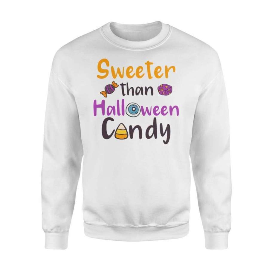 Sweet Than Halloween Candy Halloween Costume – Standard Fleece Sweatshirt