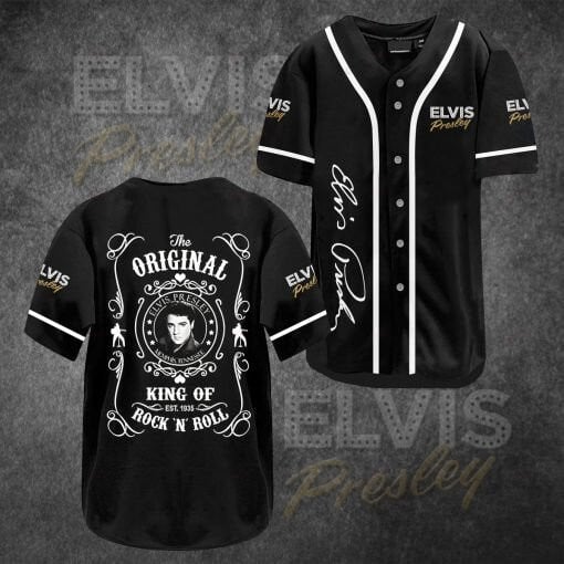 Elvis Presley Baseball Jersey Bbj-W1N4