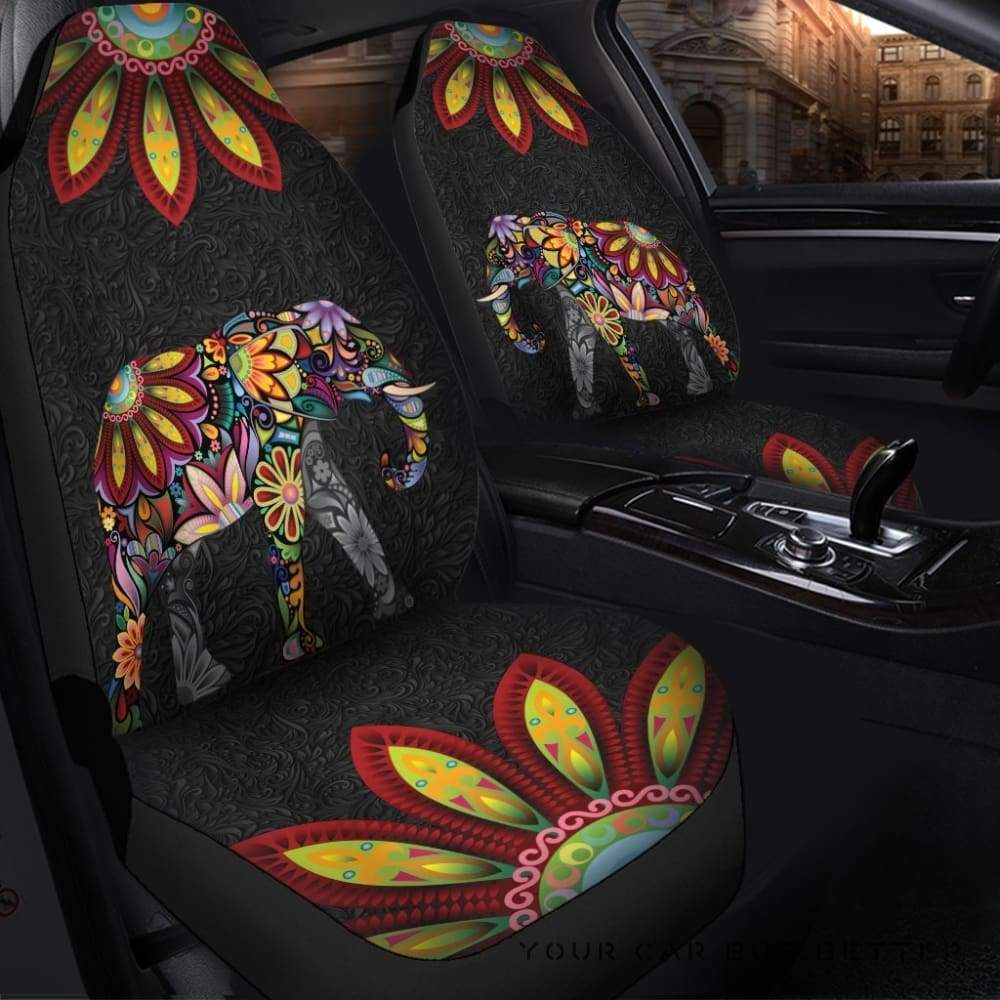 Bohemian Elephant Car Seat Covers 205621