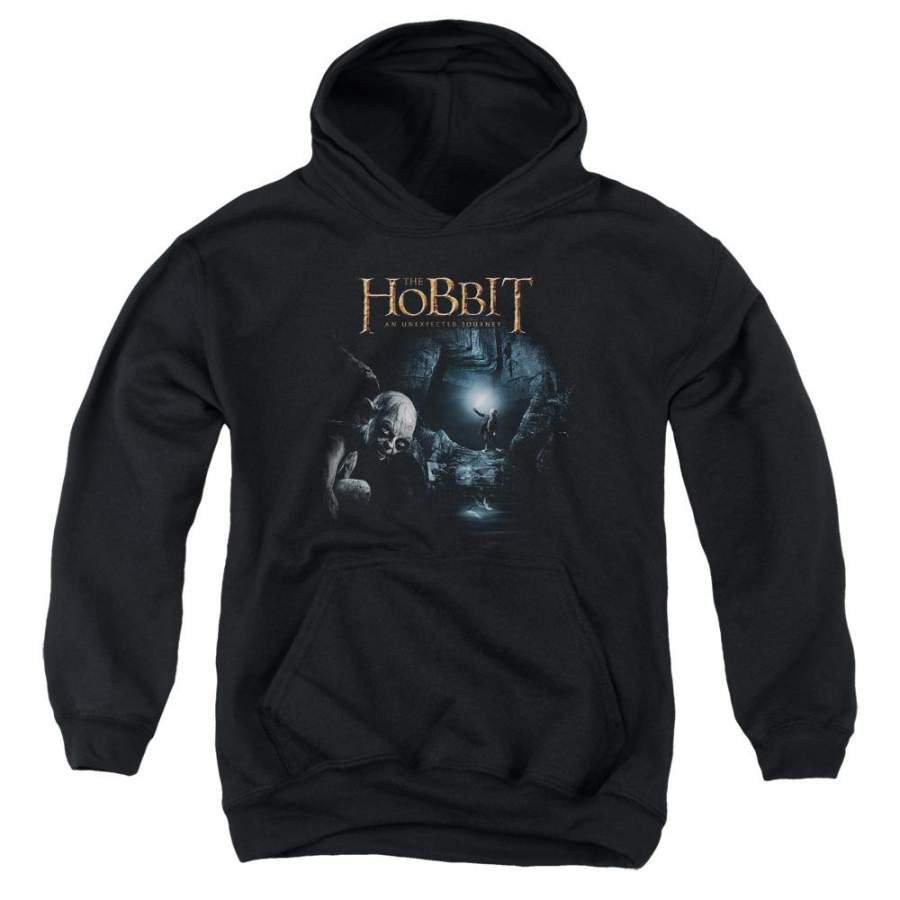 The Hobbit Light Kids Youth Hoodie Black