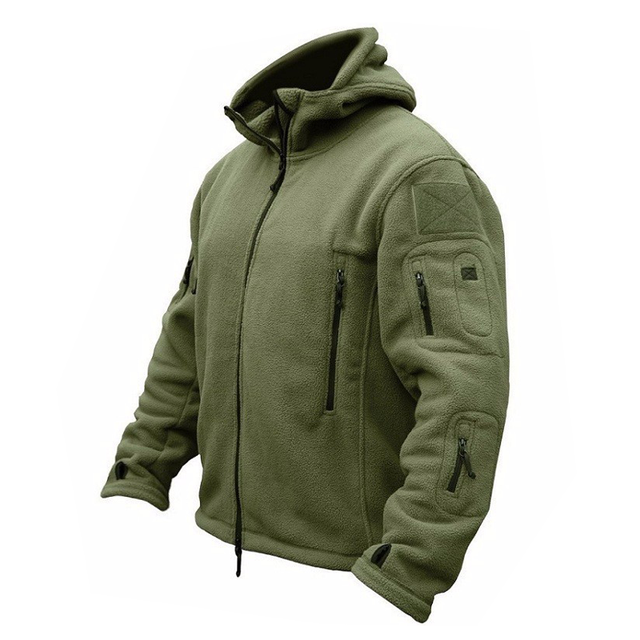 Winter Airsoft Military Jacket Men Fleece Tactical Army Green Jacket Thermal Hooded Jacket Coat Autumn Outerwear Mens Clothing alx