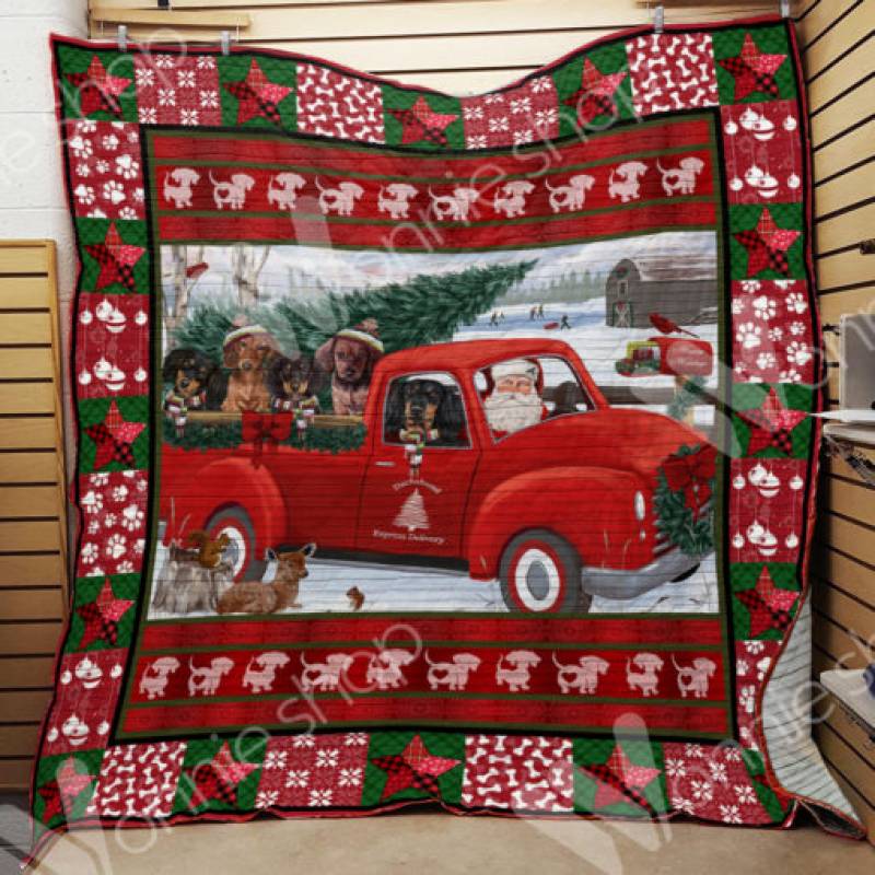 Dachshund Dog Christmas Blanket OCT0302 81O36