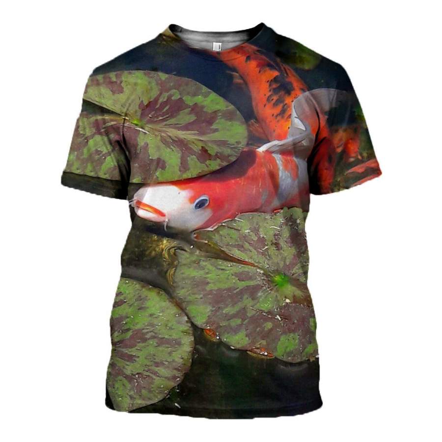 3D All Over Printed Koi Clothes Barkingtees Fashion