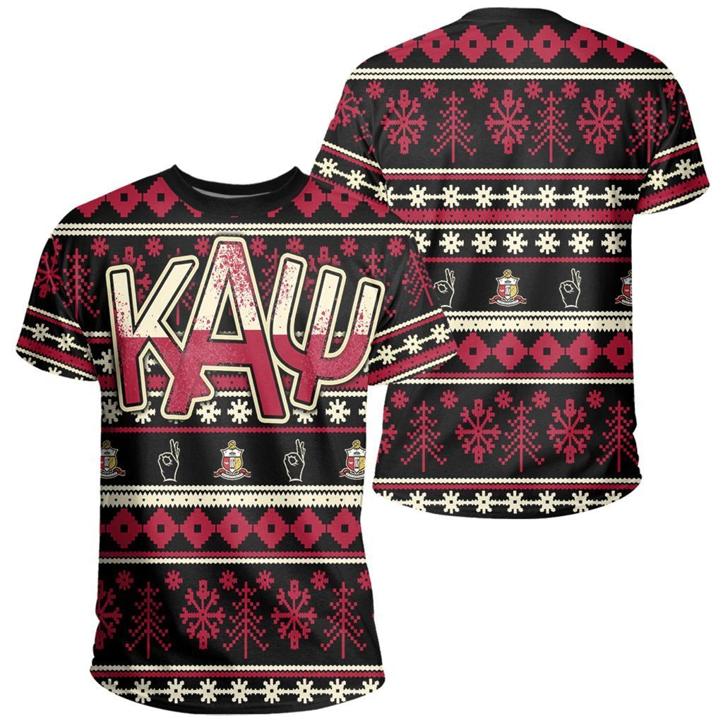 Greeklife T-Shirt – Kappa Alpha Psi Christmas Splatters Greeklife T-Shirt