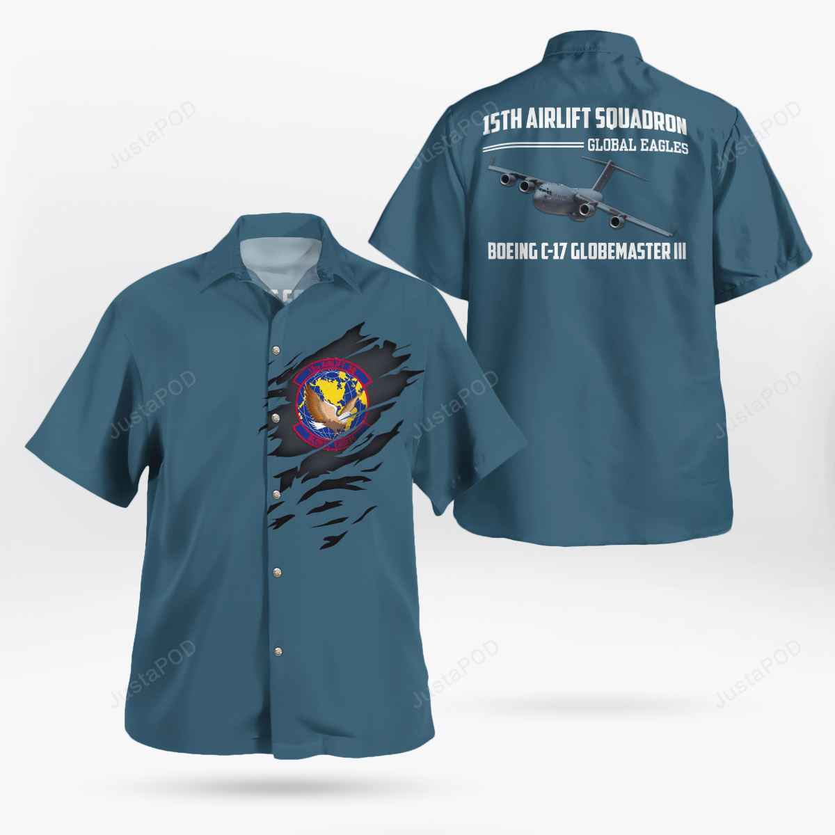 Air Force Airlift Squadron Boeing Globemaster Iii Hawaii Shirt Ha28757