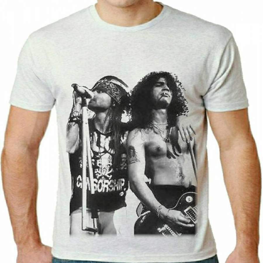 Slash Axl Rose Guns N Roses Men’S Fashion T-Shirt