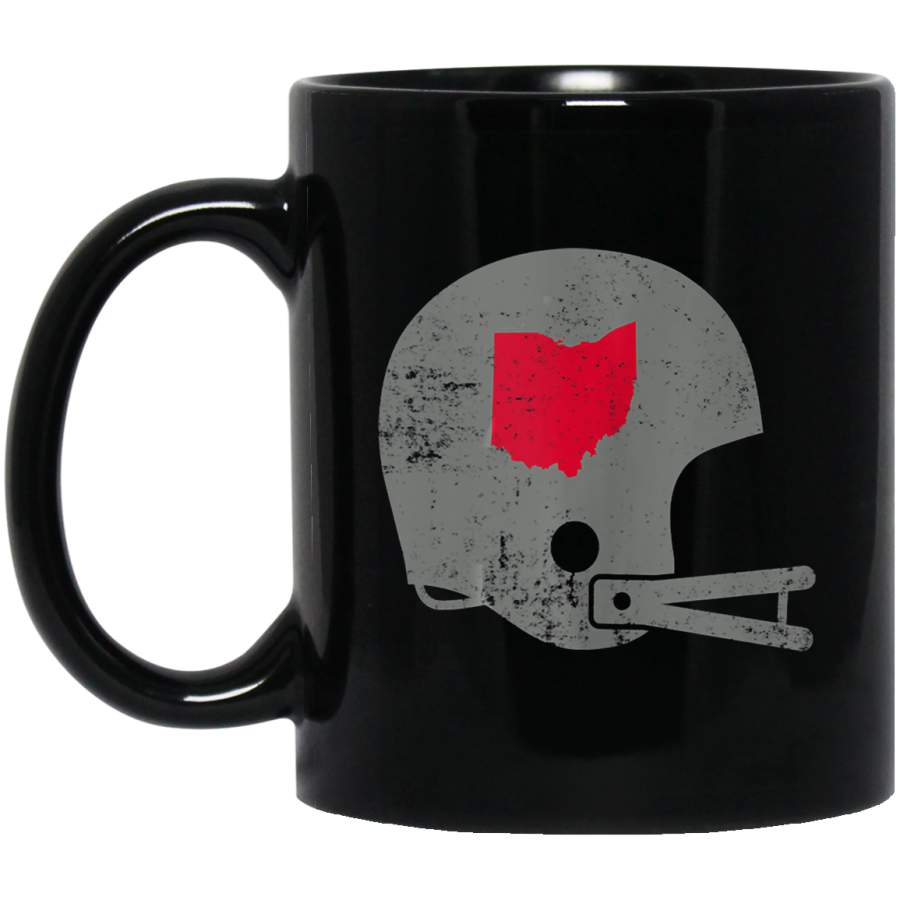 Vintage Football Helmet State of Ohio Coffee Mug