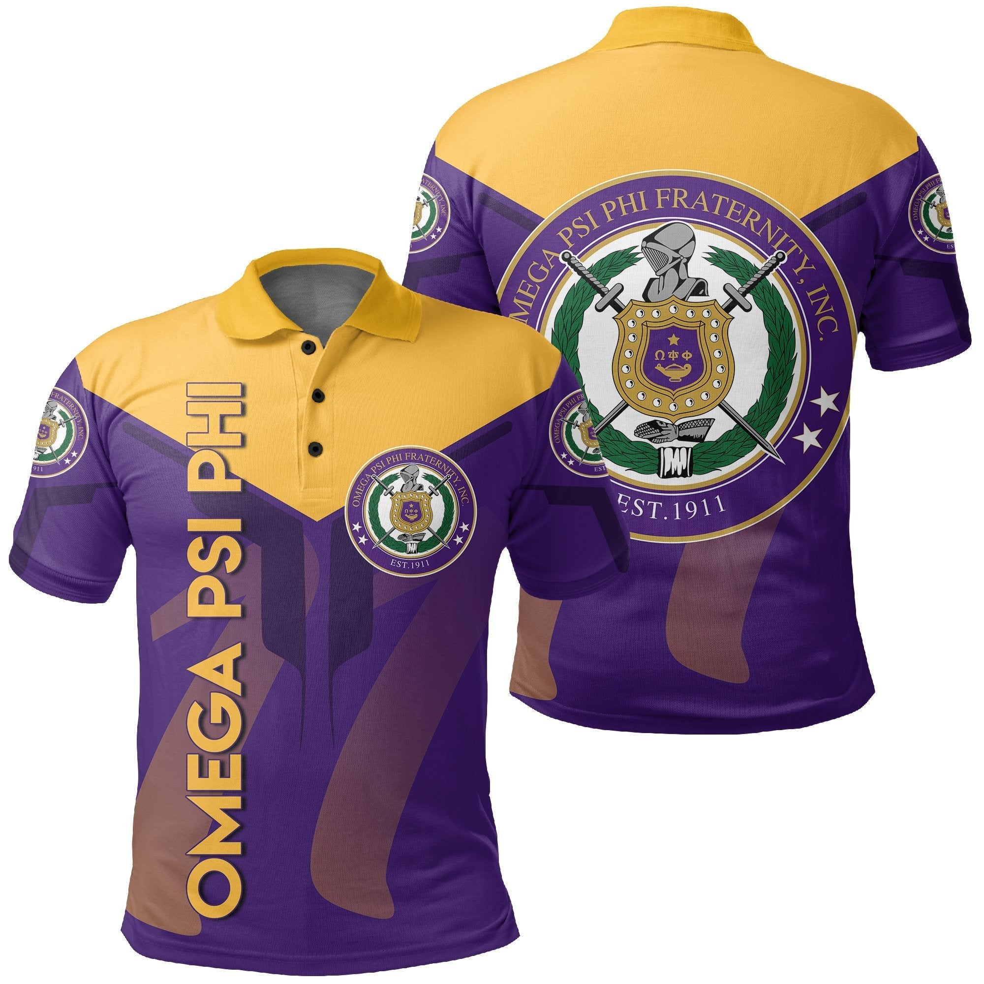 Fraternity Polo – Omega Psi Phi Polo Shirt Drinking Style