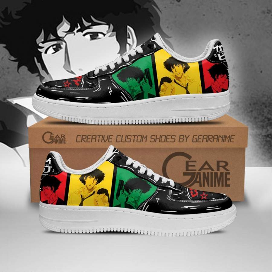 Spike Spiegel Air Force Sneakers Cowboy Bebop Anime Custom Shoes PT10